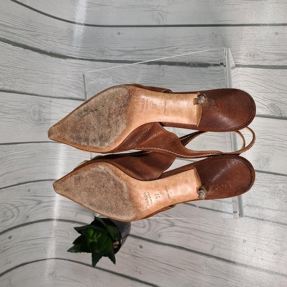 Prada Vintage Crochet Slingback Heels SEE PICS - Picture 5 of 9